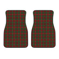 Christmas Tartan Pattern Print Front Car Floor Mats