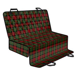 Christmas Tartan Pattern Print Pet Car Back Seat Cover