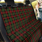 Christmas Tartan Pattern Print Pet Car Back Seat Cover