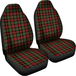 Christmas Tartan Pattern Print Universal Fit Car Seat Covers