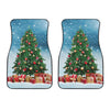 Christmas Tree And Snow Print Front Car Floor Mats