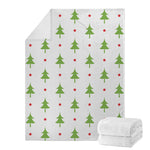Christmas Tree And Star Pattern Print Blanket