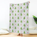 Christmas Tree And Star Pattern Print Blanket