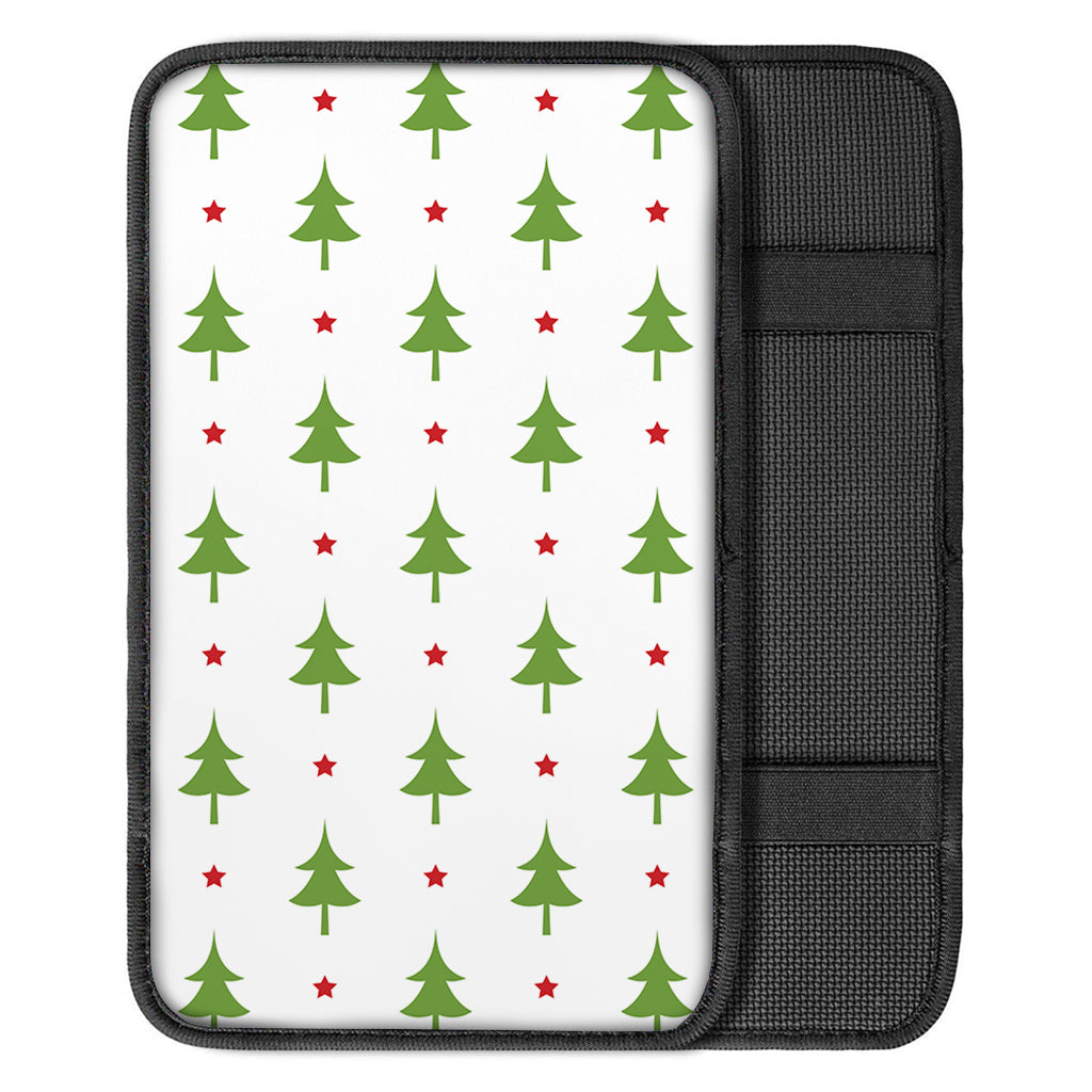 Christmas Tree And Star Pattern Print Car Center Console Cover