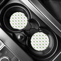 Christmas Tree And Star Pattern Print Car Coasters