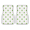 Christmas Tree And Star Pattern Print Front Car Floor Mats