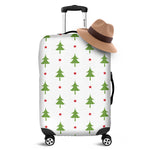 Christmas Tree And Star Pattern Print Luggage Cover