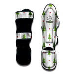 Christmas Tree And Star Pattern Print Muay Thai Shin Guard