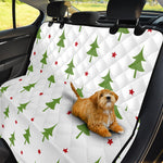 Christmas Tree And Star Pattern Print Pet Car Back Seat Cover