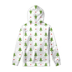Christmas Tree And Star Pattern Print Pullover Hoodie