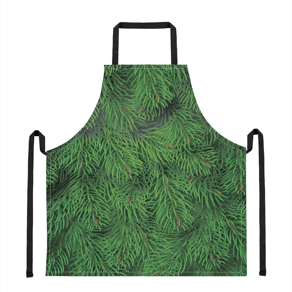 Christmas Tree Branches Print Apron