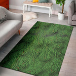 Christmas Tree Branches Print Area Rug