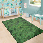 Christmas Tree Branches Print Area Rug
