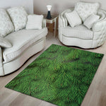 Christmas Tree Branches Print Area Rug