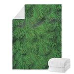 Christmas Tree Branches Print Blanket