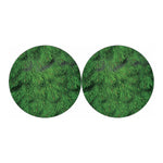 Christmas Tree Branches Print Car Coasters