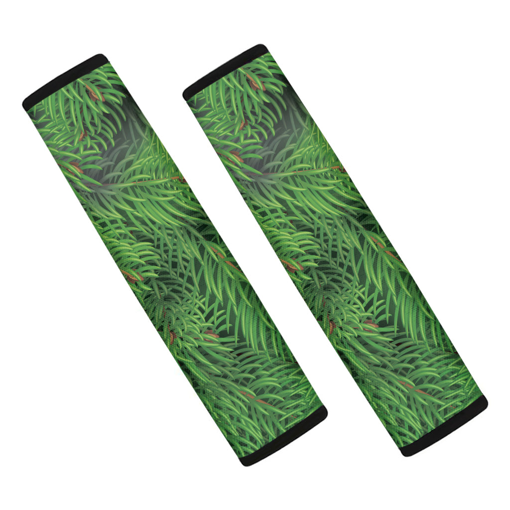 Christmas Tree Branches Print Car Seat Belt Covers