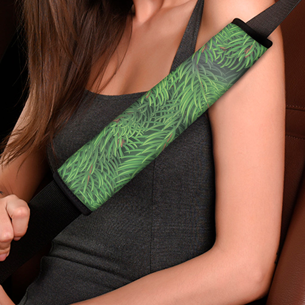 Christmas Tree Branches Print Car Seat Belt Covers
