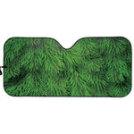 Christmas Tree Branches Print Car Sun Shade