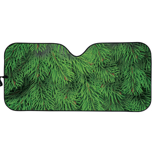 Christmas Tree Branches Print Car Sun Shade