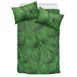 Christmas Tree Branches Print Duvet Cover Bedding Set