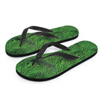 Christmas Tree Branches Print Flip Flops