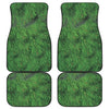 Christmas Tree Branches Print Front and Back Car Floor Mats