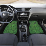 Christmas Tree Branches Print Front and Back Car Floor Mats