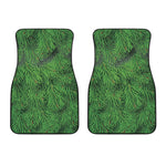 Christmas Tree Branches Print Front Car Floor Mats