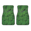 Christmas Tree Branches Print Front Car Floor Mats