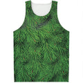 Christmas Tree Branches Print Men's Tank Top