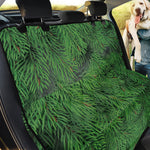 Christmas Tree Branches Print Pet Car Back Seat Cover