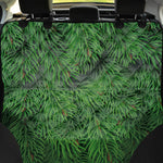 Christmas Tree Branches Print Pet Car Back Seat Cover