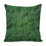 Christmas Tree Branches Print Pillow Cover