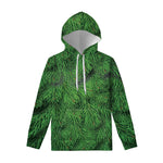 Christmas Tree Branches Print Pullover Hoodie