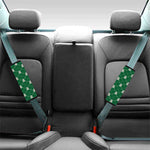 Christmas Tree Knitted Pattern Print Car Seat Belt Covers