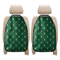 Christmas Tree Knitted Pattern Print Car Seat Organizers