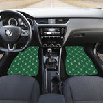 Christmas Tree Knitted Pattern Print Front Car Floor Mats