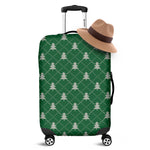 Christmas Tree Knitted Pattern Print Luggage Cover