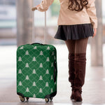 Christmas Tree Knitted Pattern Print Luggage Cover