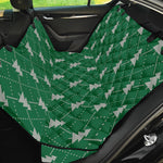 Christmas Tree Knitted Pattern Print Pet Car Back Seat Cover