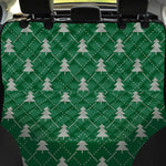 Christmas Tree Knitted Pattern Print Pet Car Back Seat Cover