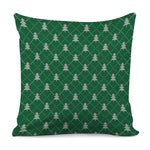 Christmas Tree Knitted Pattern Print Pillow Cover