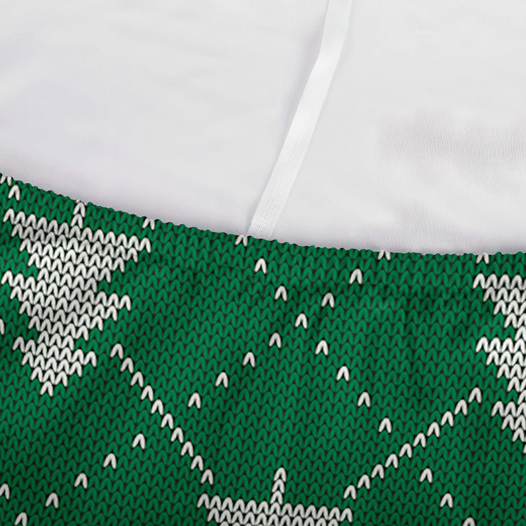 Christmas Tree Knitted Pattern Print Sofa Cover