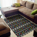 Christmas Tree Lights Print Floor Mat