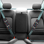 Christmas Tree Lights Print Car Seat Belt Covers