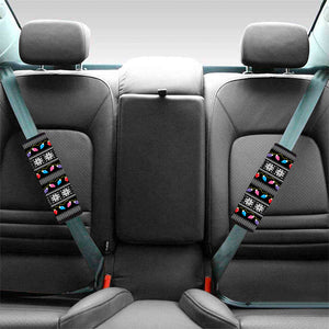 Christmas Tree Lights Print Car Seat Belt Covers