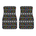 Christmas Tree Lights Print Front Car Floor Mats