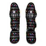 Christmas Tree Lights Print Muay Thai Shin Guard