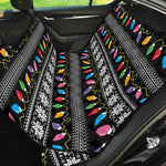 Christmas Tree Lights Print Pet Car Back Seat Cover